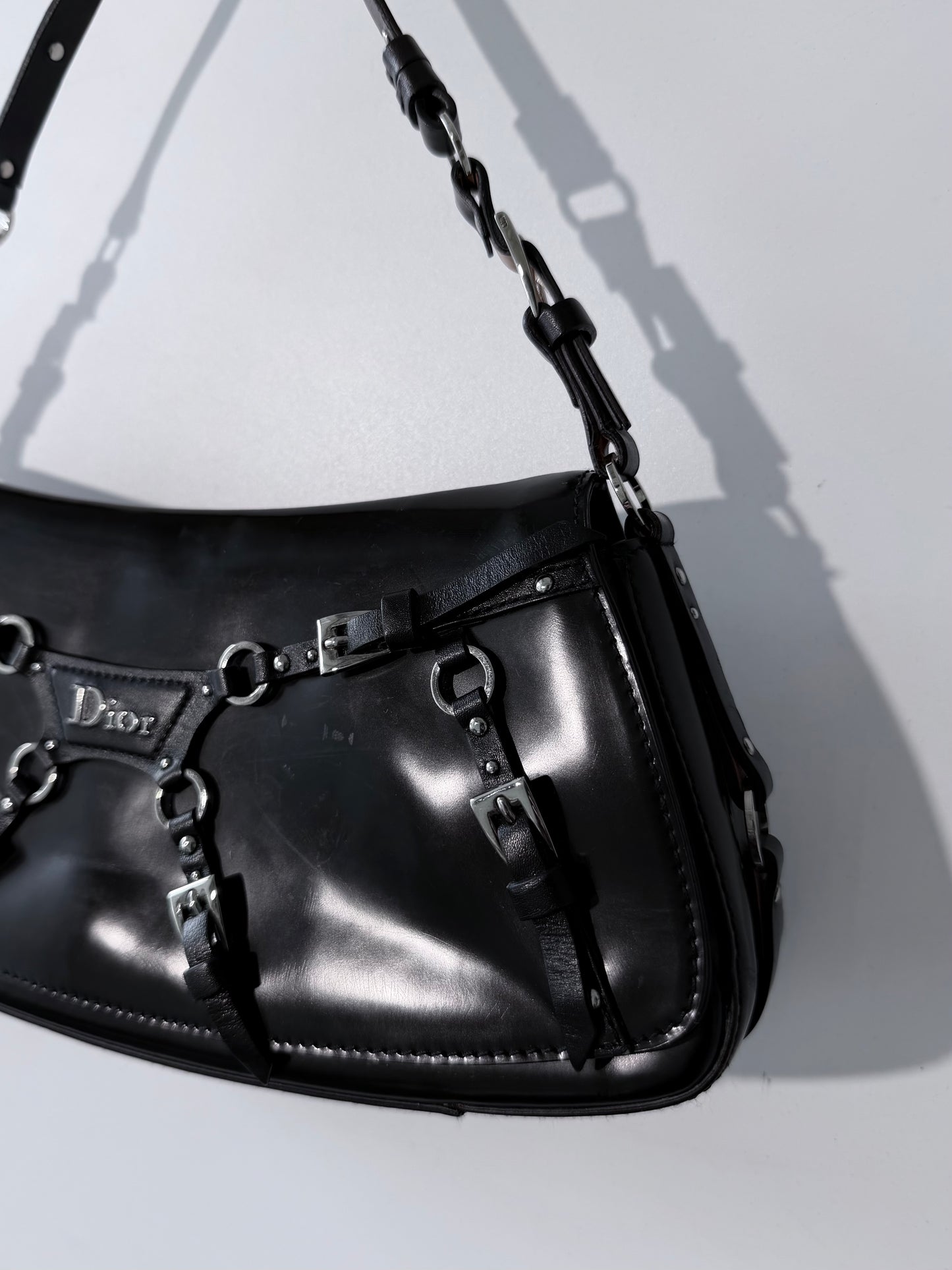 Dior John Galliano The Latest Blonde Bondage Shoulder Bag