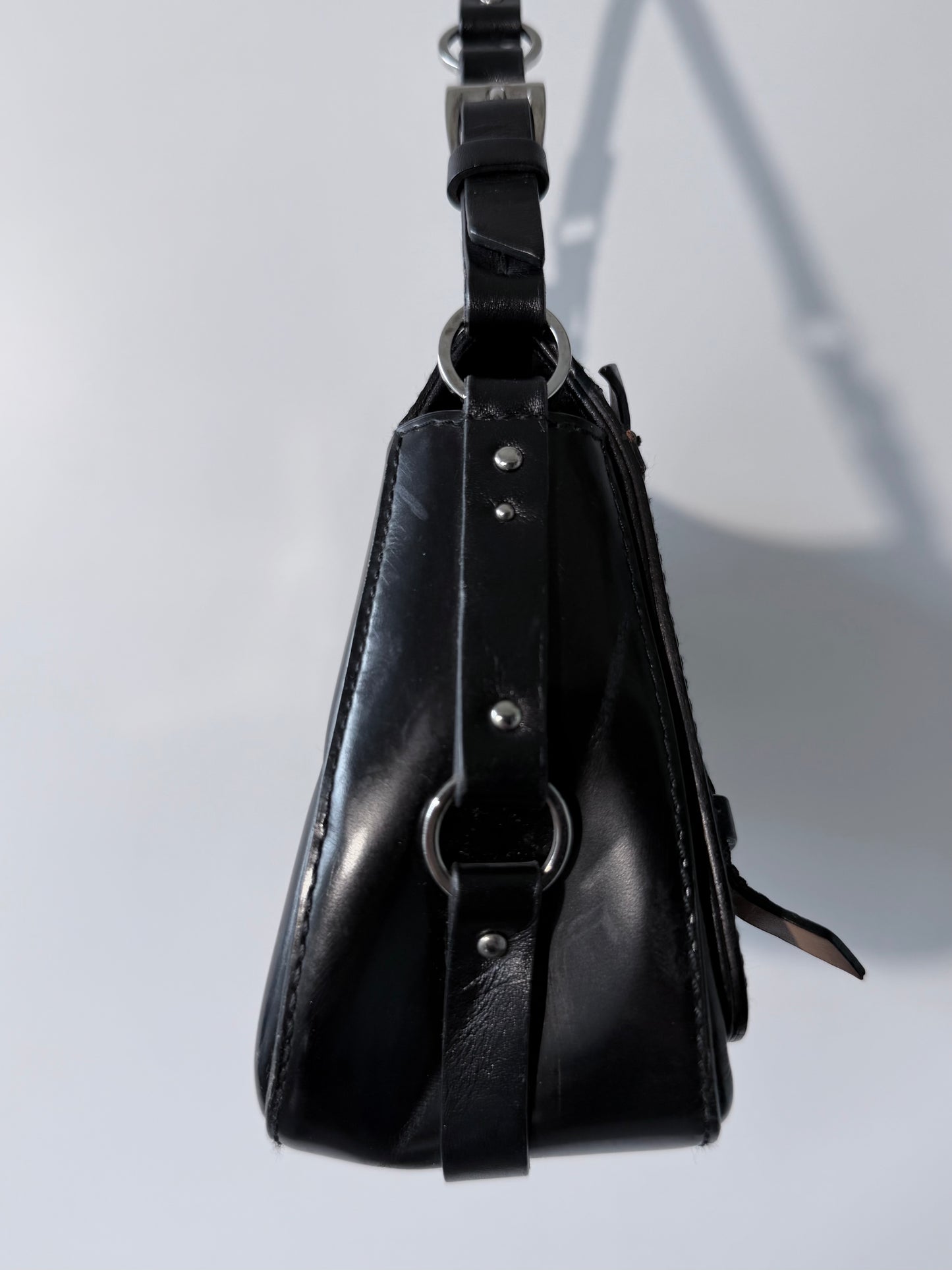 Dior John Galliano The Latest Blonde Bondage Shoulder Bag