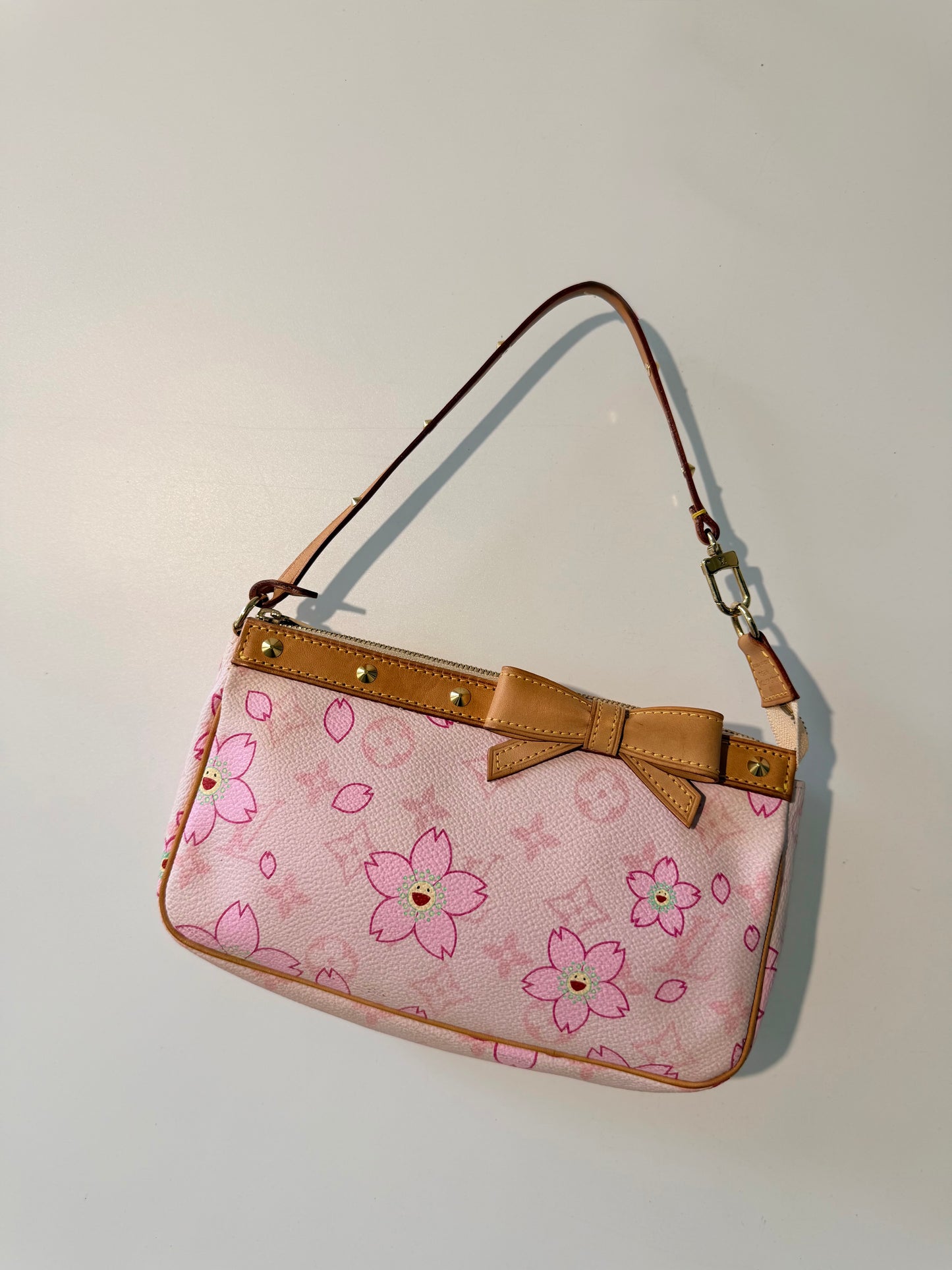 Louis Vuitton Takashi Murakami Pink Cherry Blossom Pochette
