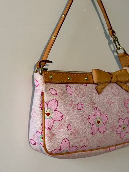 Louis Vuitton Takashi Murakami Pink Cherry Blossom Pochette