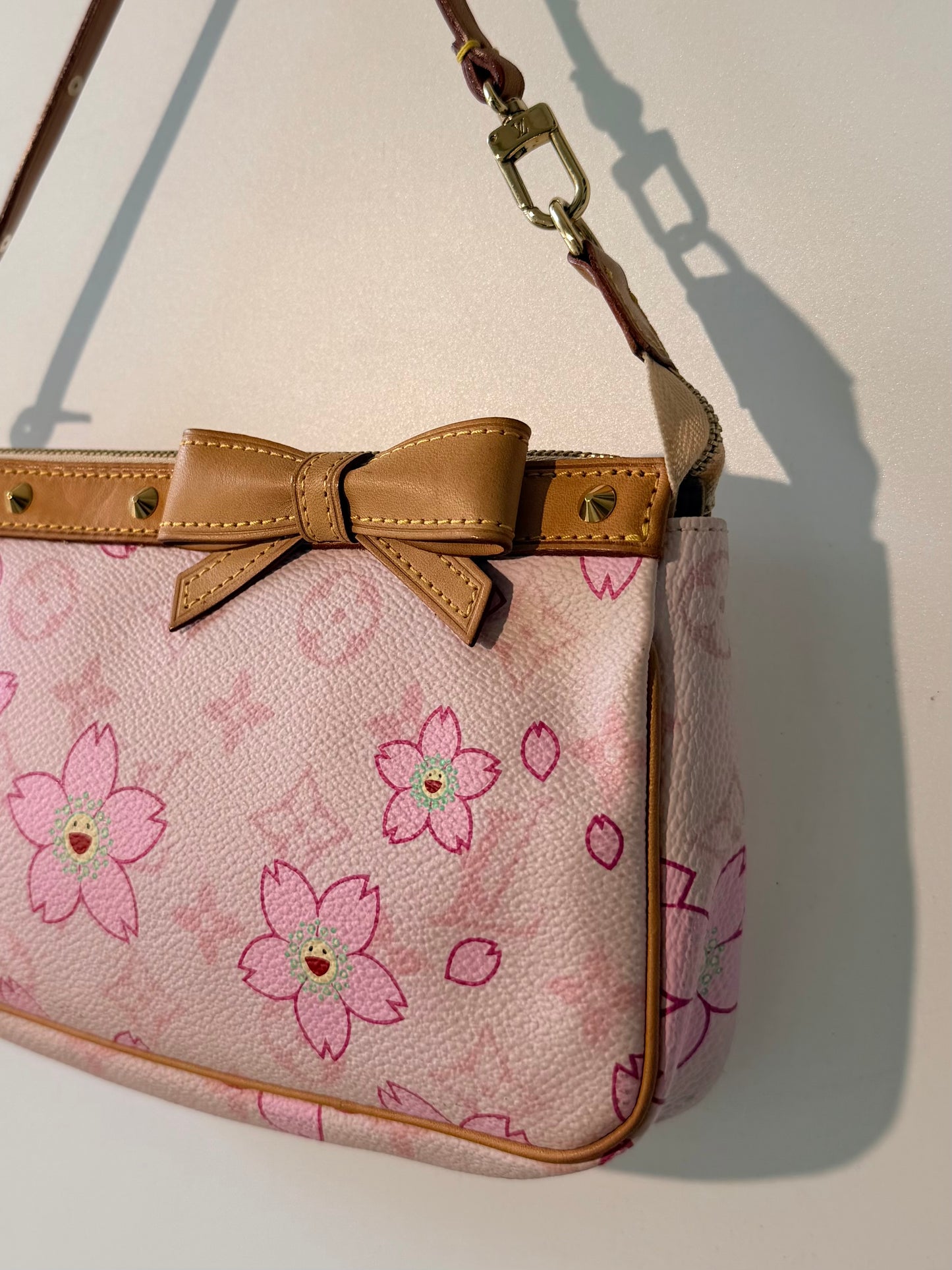 Louis Vuitton Takashi Murakami Pink Cherry Blossom Pochette