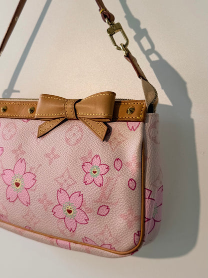 Louis Vuitton Takashi Murakami Pink Cherry Blossom Pochette