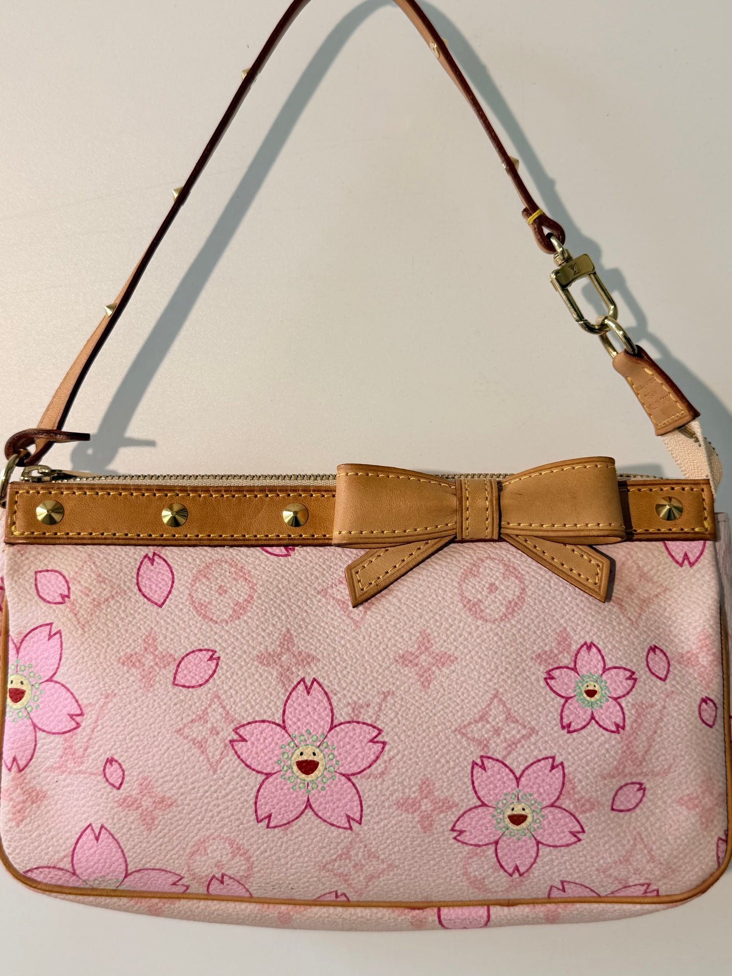 Louis Vuitton Takashi Murakami Pink Cherry Blossom Pochette