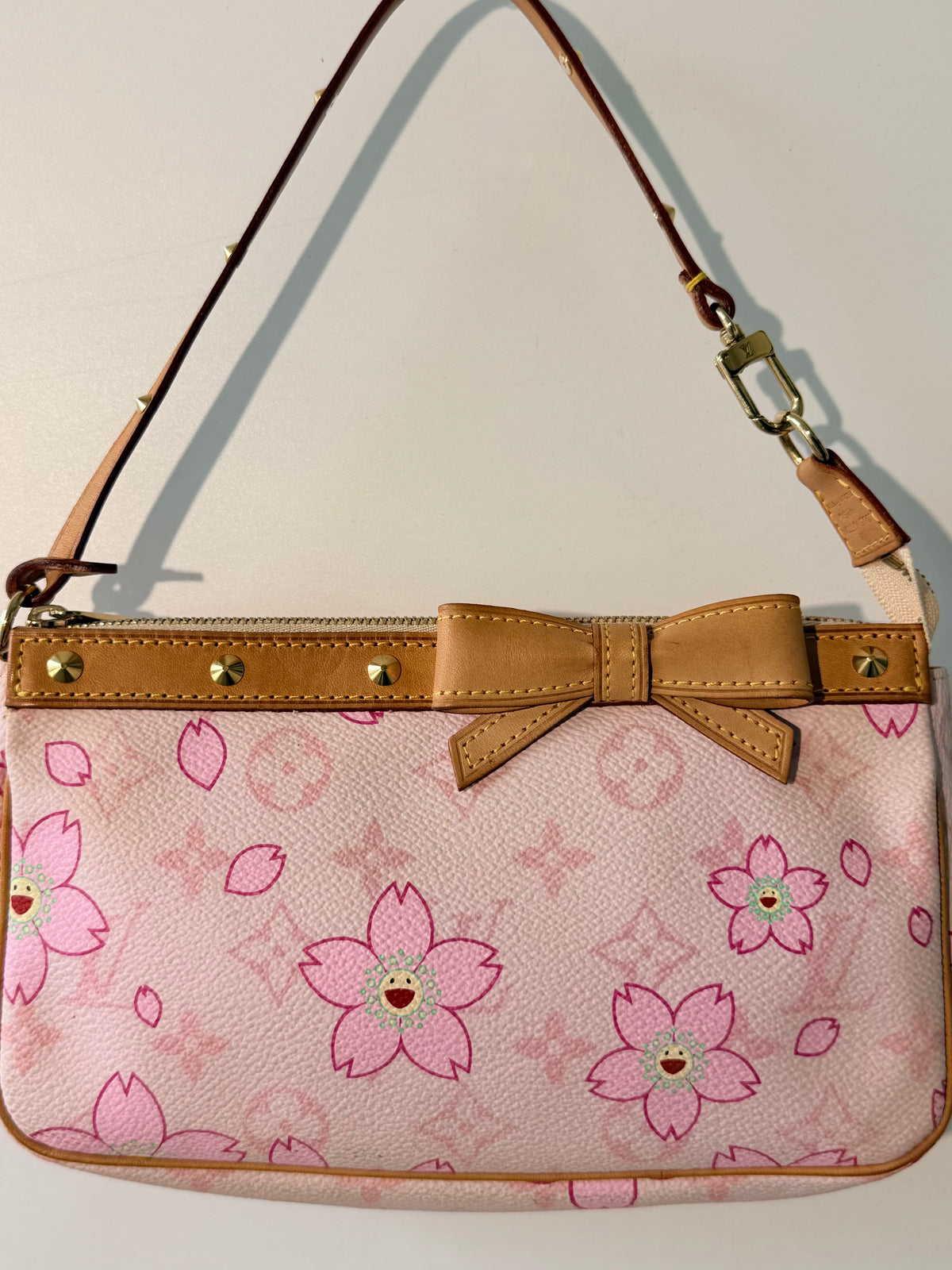 Louis Vuitton Takashi Murakami Pink Cherry Blossom Pochette