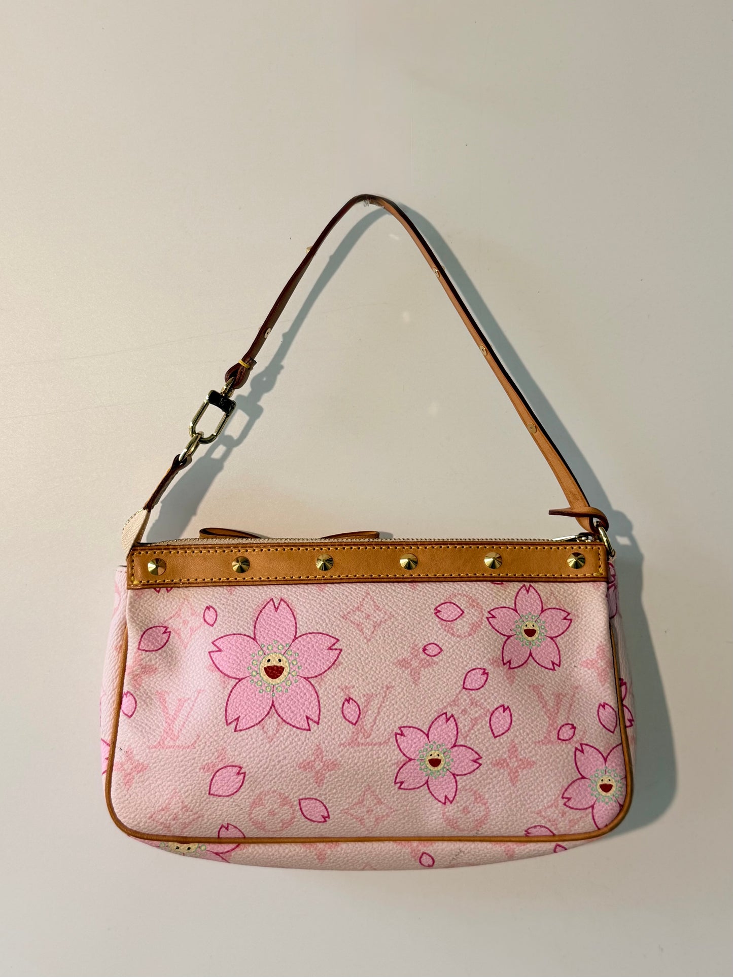 Louis Vuitton Takashi Murakami Pink Cherry Blossom Pochette
