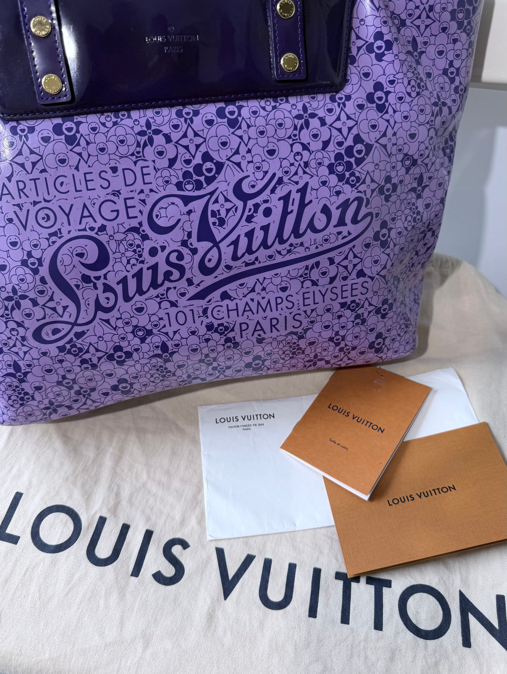 Louis Vuitton Takashi Murakami Cosmic Blossom PM Tote