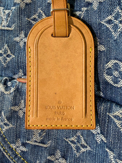 2005 Louis Vuitton Denim Monogram Sac Plat Bag