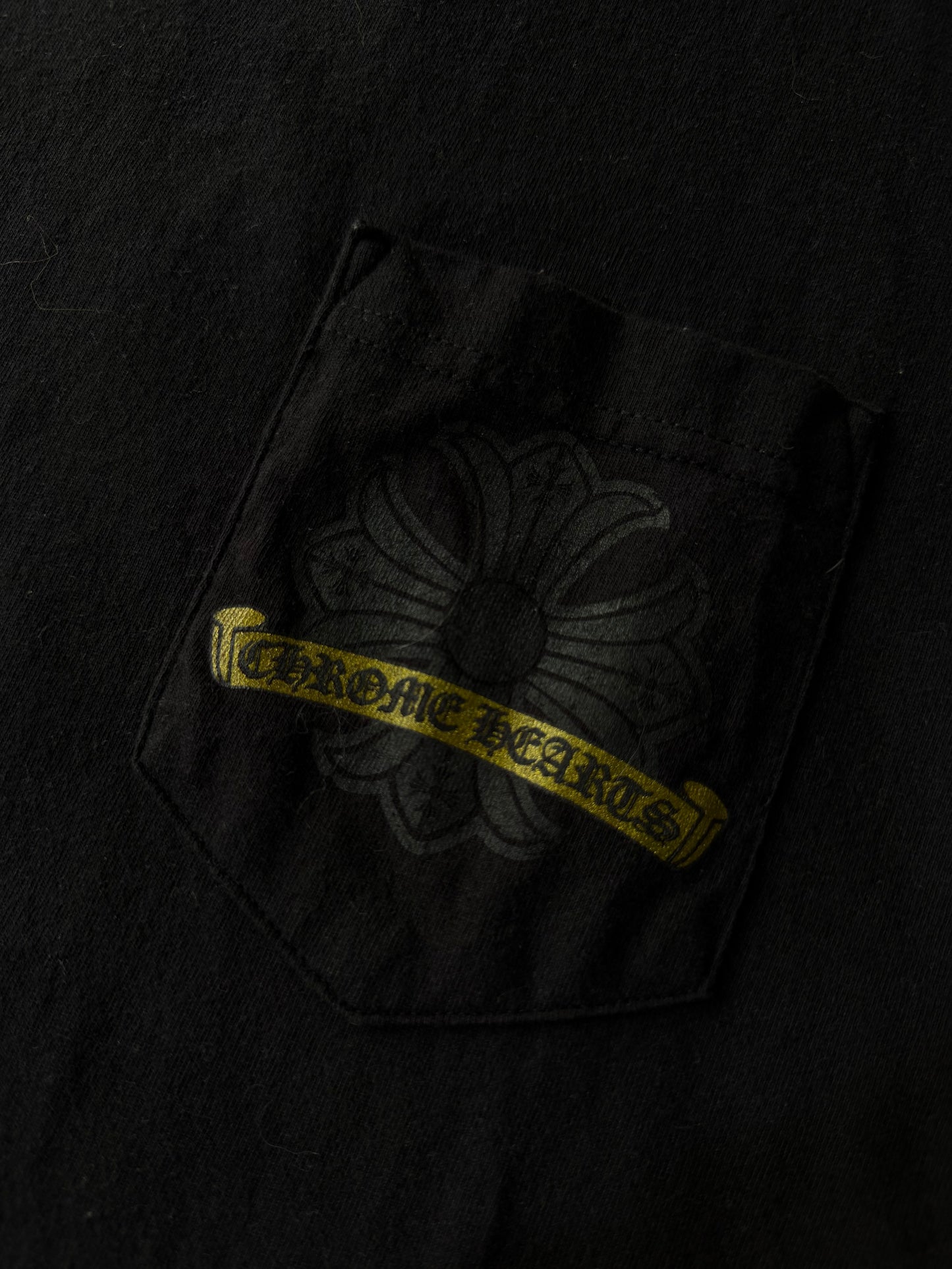 Vintage Chrome Hearts Horseshoe Logo Pocket Tee