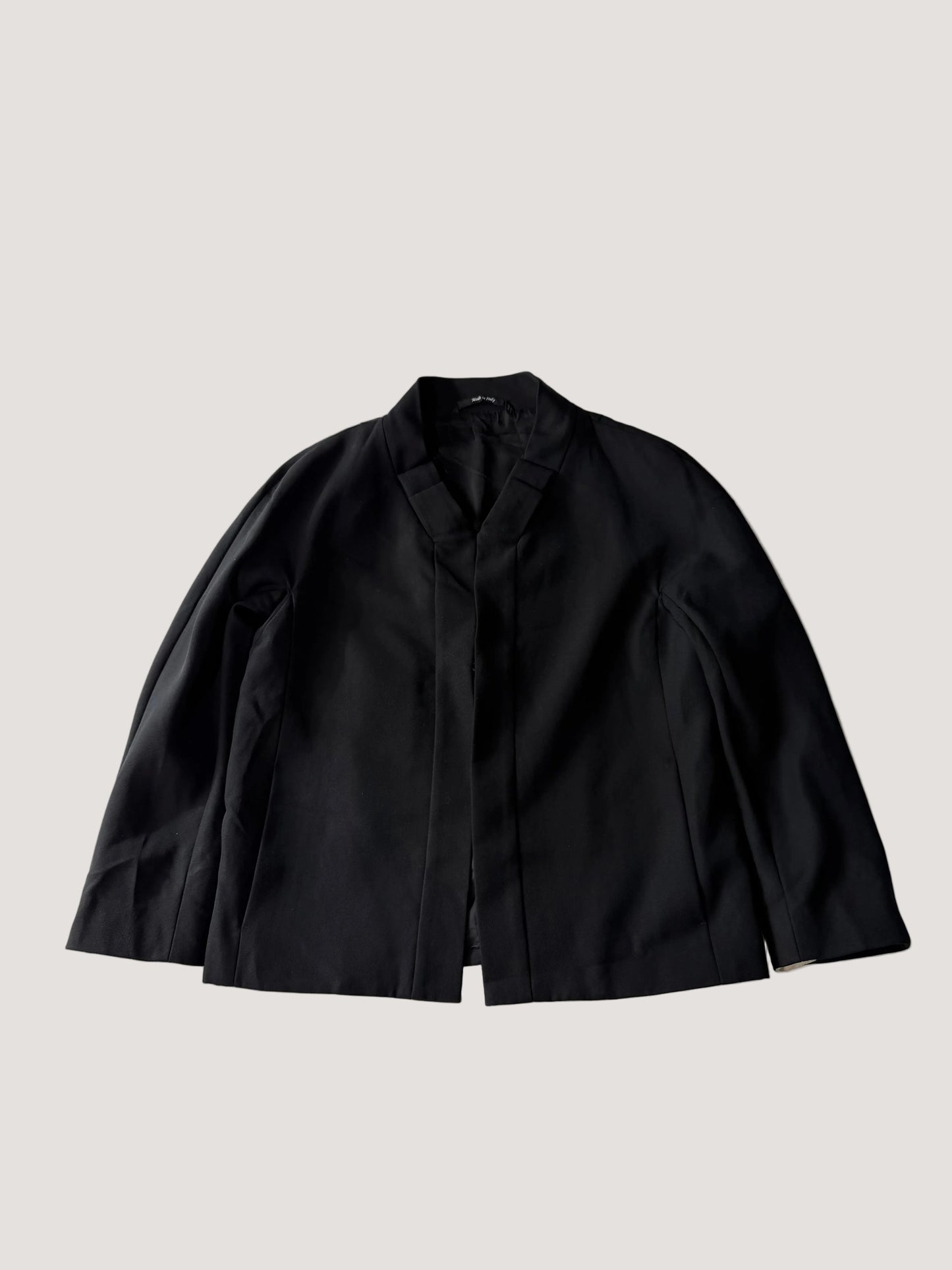 Maison Margiela Line 4 Black Collarless Jacket