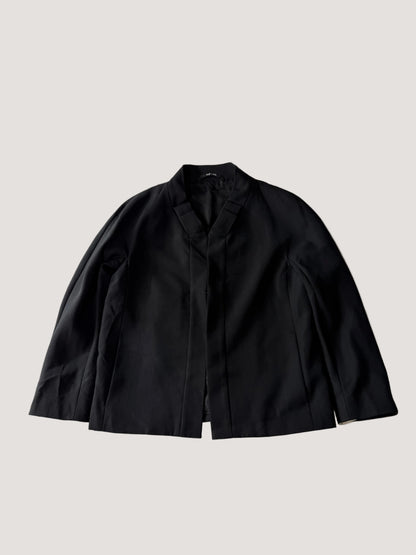 Maison Margiela Line 4 Black Collarless Jacket