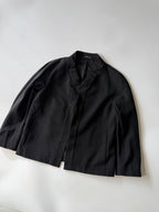 Maison Margiela Line 4 Black Collarless Jacket