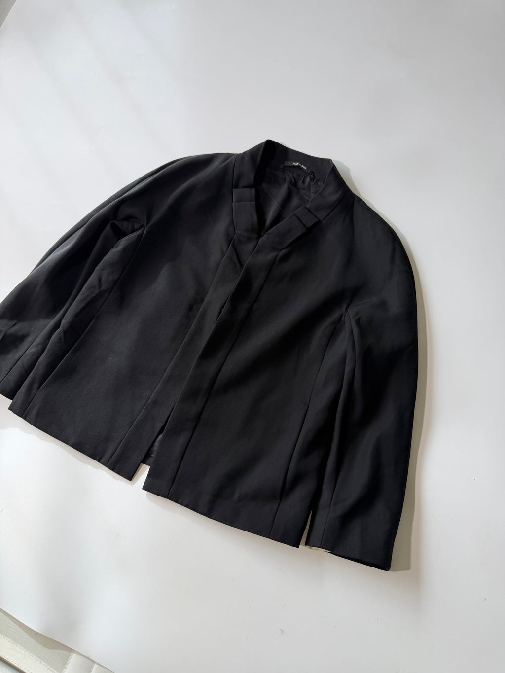 Maison Margiela Line 4 Black Collarless Jacket