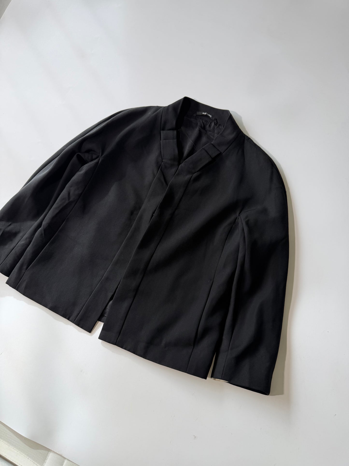 Maison Margiela Line 4 Black Collarless Jacket