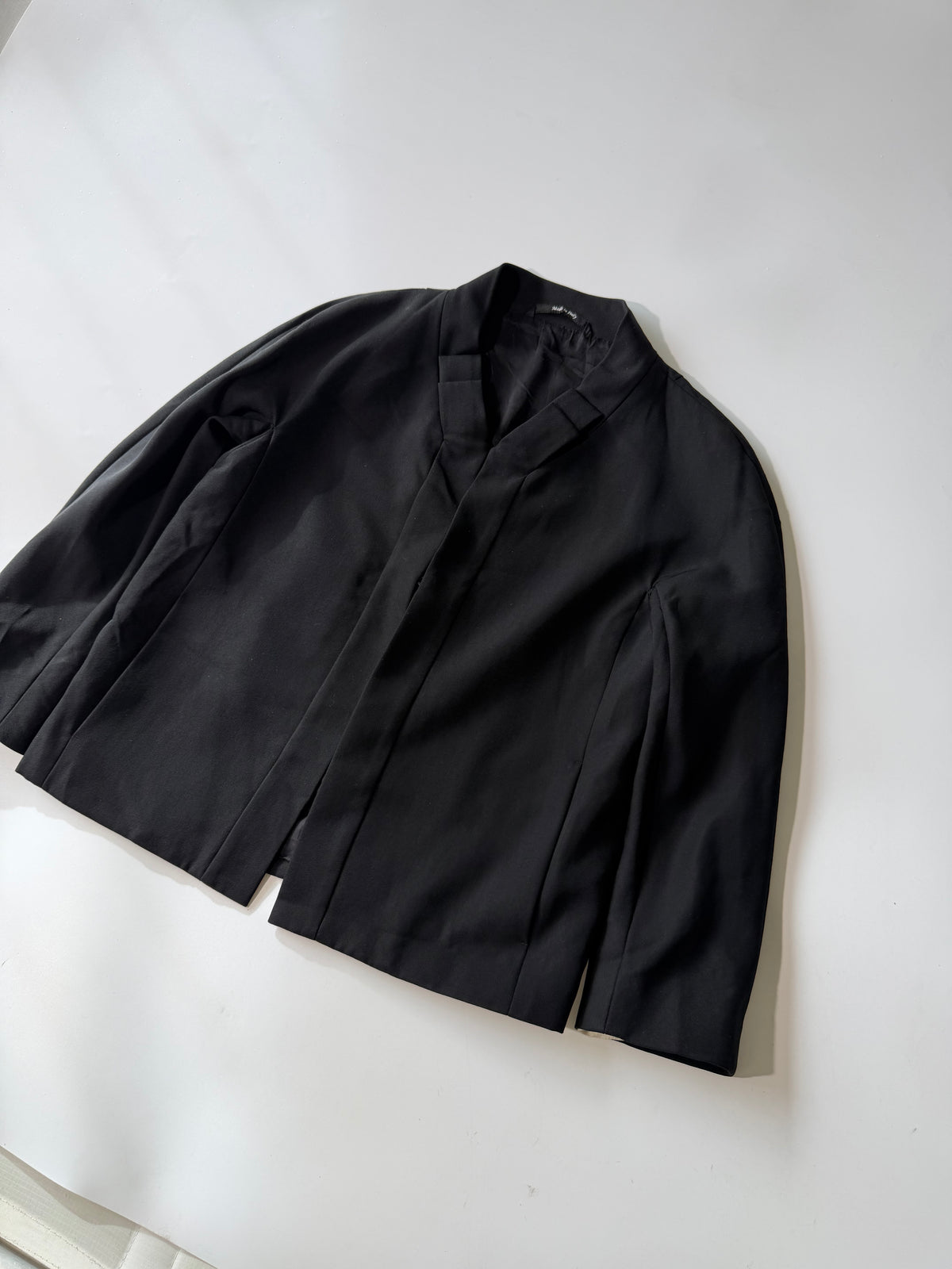 Maison Margiela Line 4 Black Collarless Jacket