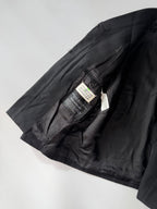 Maison Margiela Line 4 Black Collarless Jacket