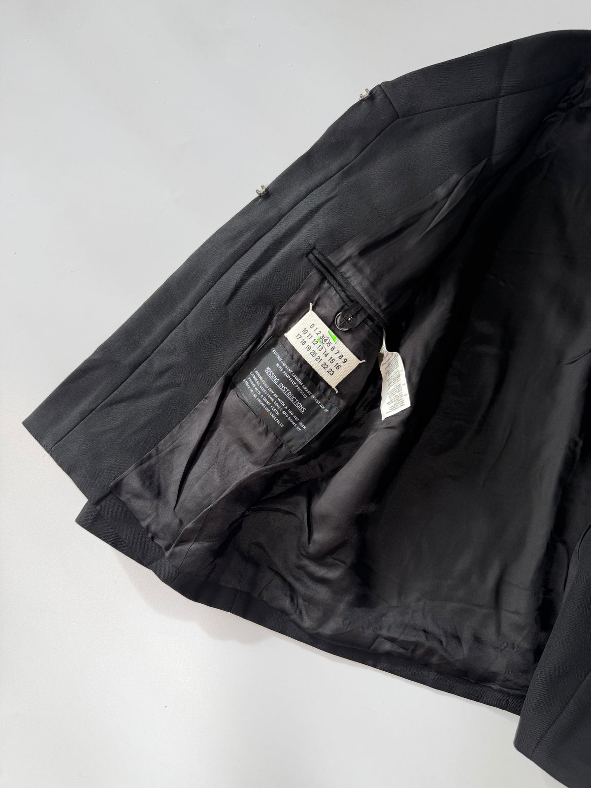 Maison Margiela Line 4 Black Collarless Jacket