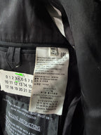Maison Margiela Line 4 Black Collarless Jacket