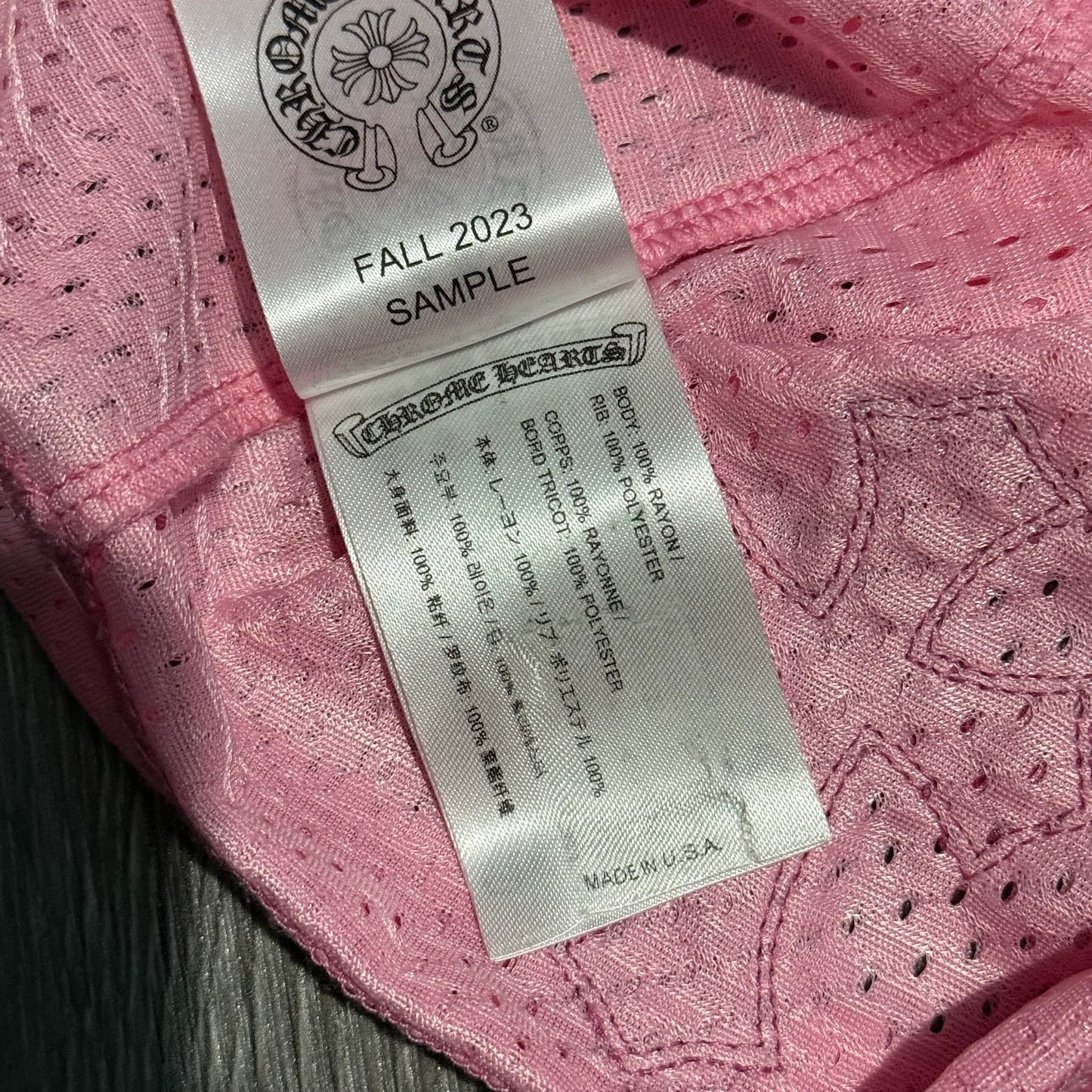 Chrome Hearts Pink Jersey