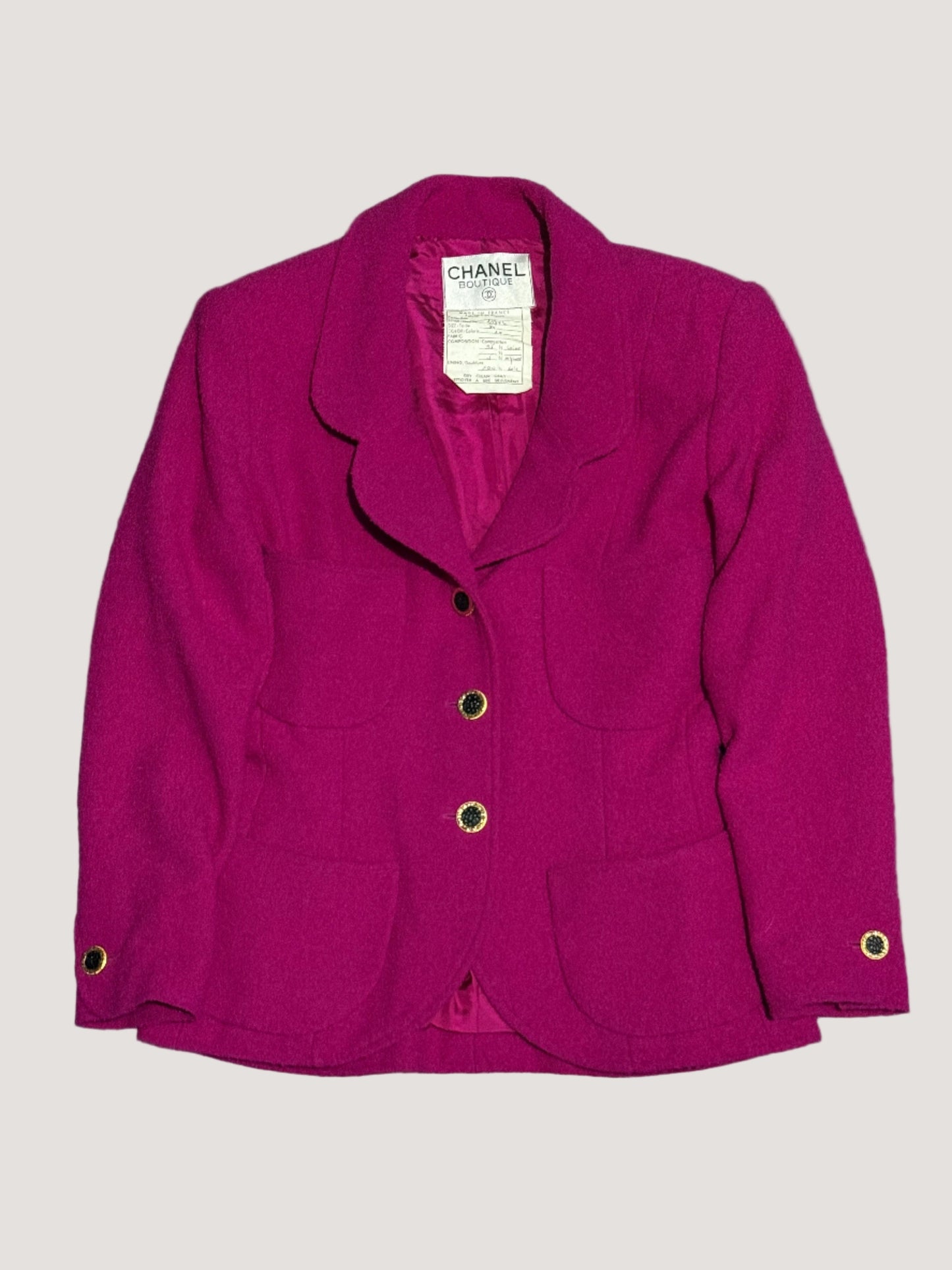 Chanel Pink Tweed Jacket
