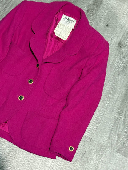 Chanel Pink Tweed Jacket