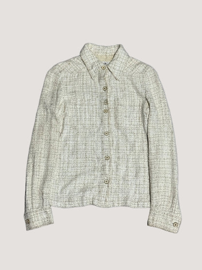 Chanel Beige Tweed Shirt