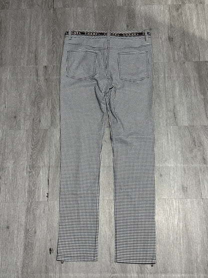 Chanel Cotton Elastane Pants Navy White