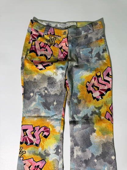 S/S2004 Christian Dior by John Galliano Kaos Graffiti Pants