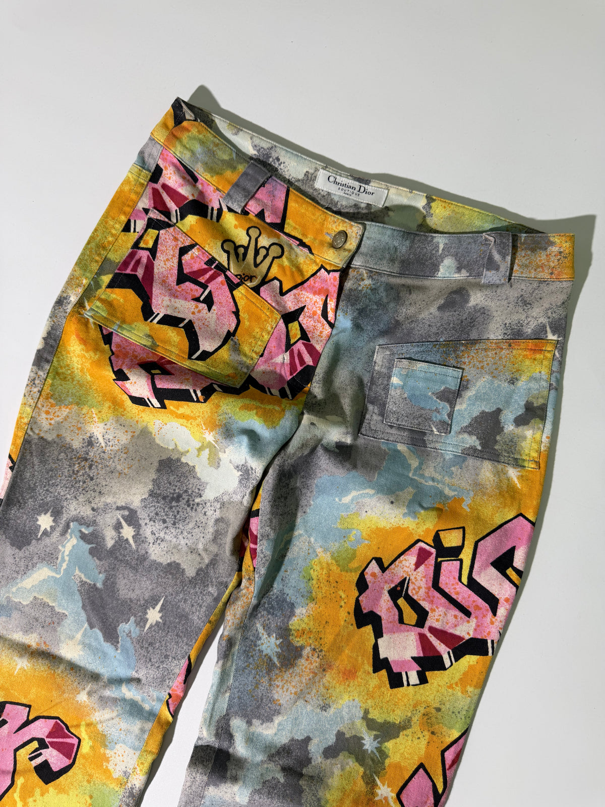 S/S2004 Christian Dior by John Galliano Kaos Graffiti Pants
