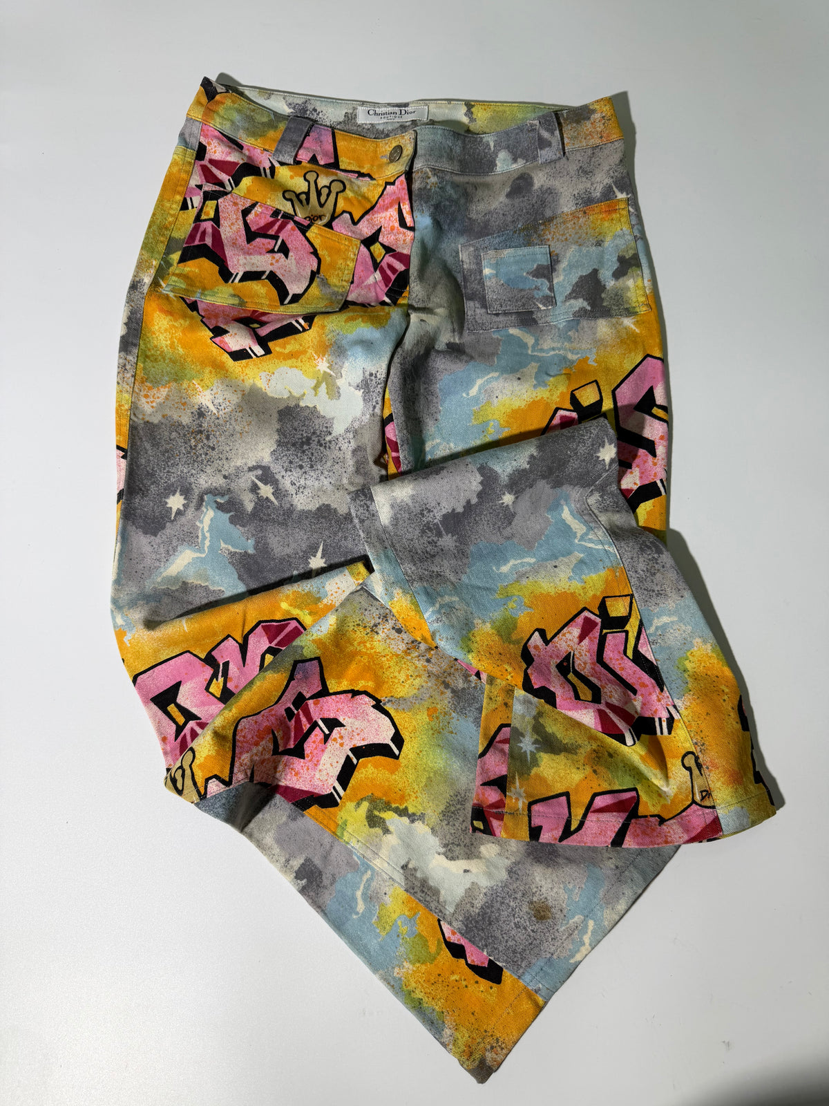 S/S2004 Christian Dior by John Galliano Kaos Graffiti Pants