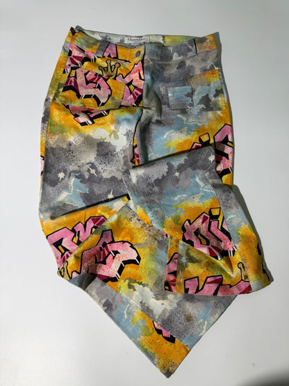 S/S2004 Christian Dior by John Galliano Kaos Graffiti Pants