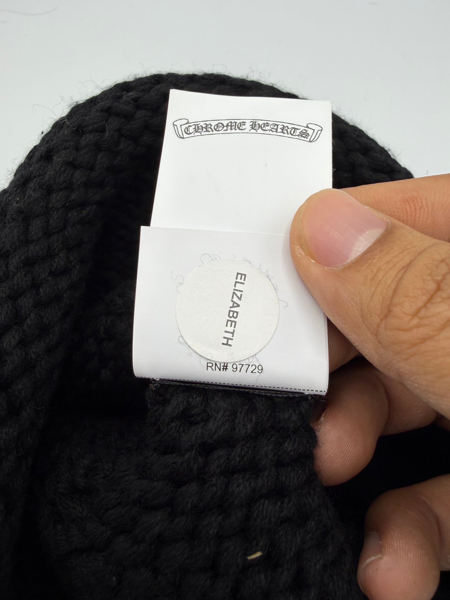 Chrome hearts Fleur Patch Cashmere Beanie