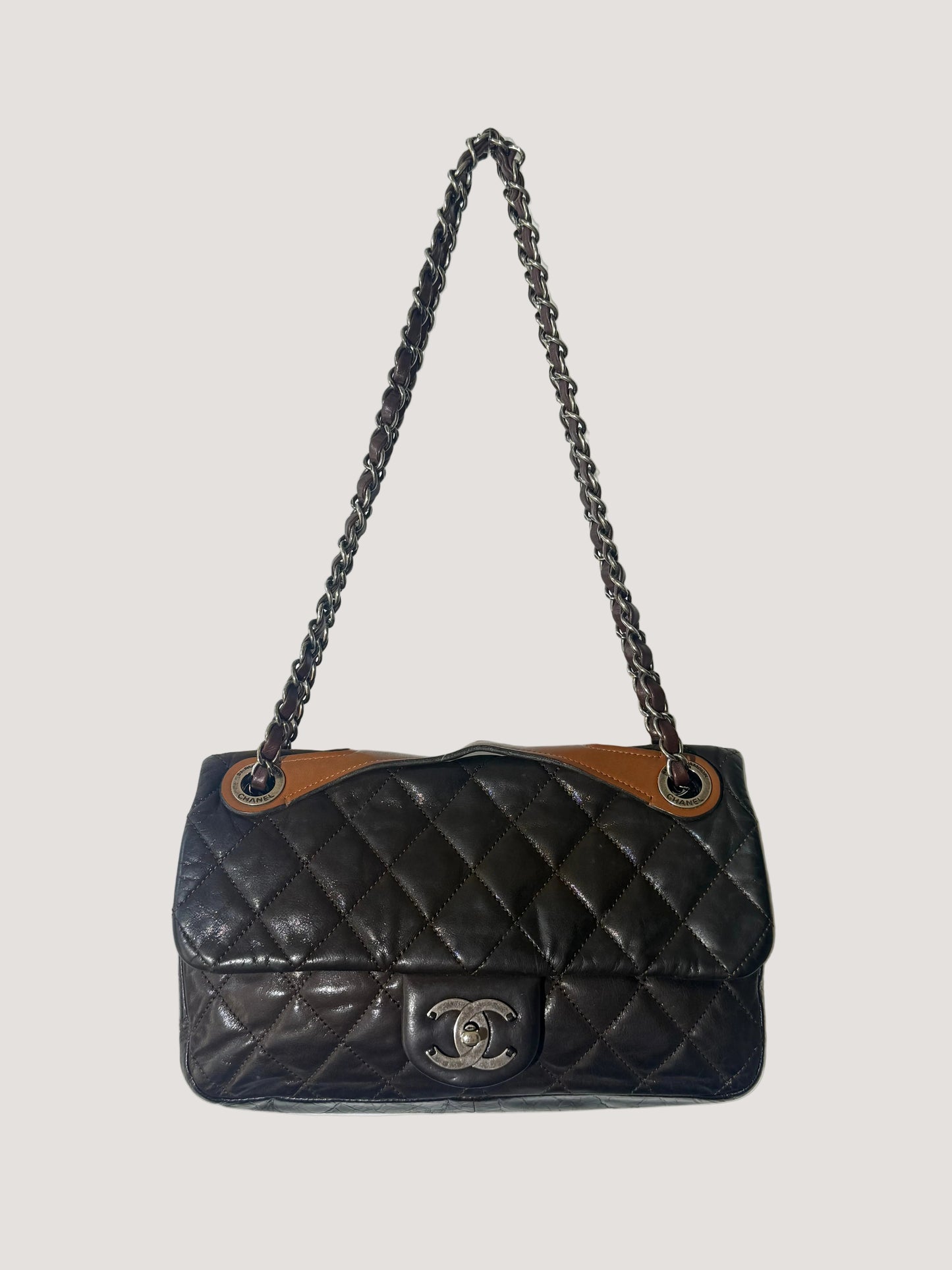 Chanel Brown In The Mix Flap Bag