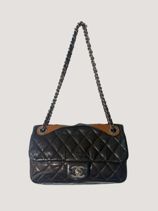 Chanel Brown In The Mix Flap Bag