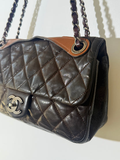 Chanel Brown In The Mix Flap Bag
