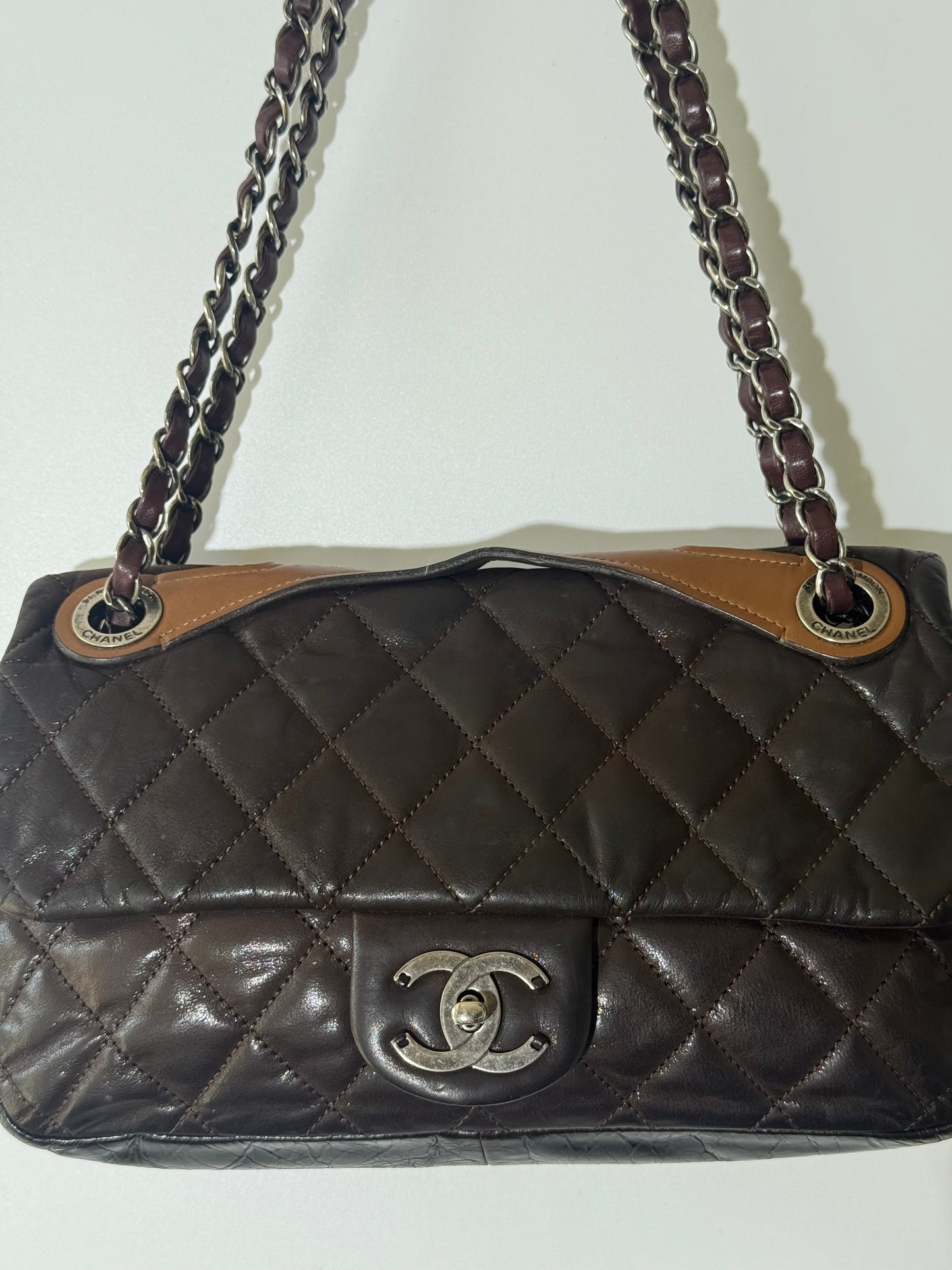 Chanel Brown In The Mix Flap Bag