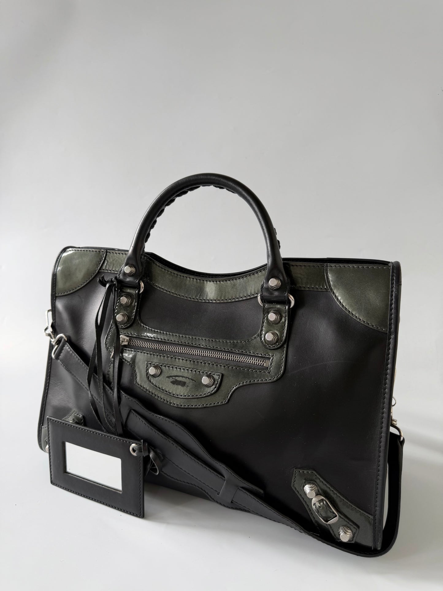 Balenciaga Holiday Green Matte Gaint 12 Motorcycle City