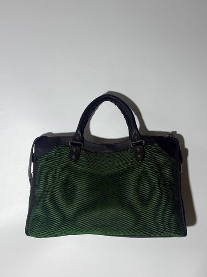 2000’s Balenciaga Green Mesh Motocross Classic City Bag