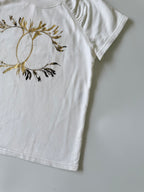 Chanel Metallic Leaf Coco Mark Tee