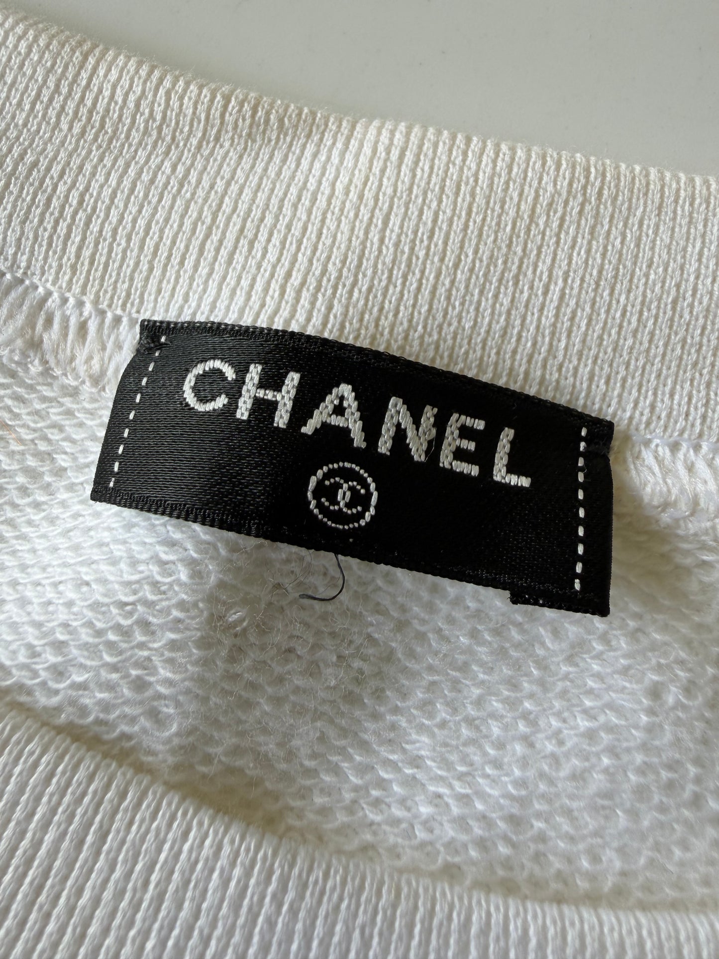 Chanel Metallic Leaf Coco Mark Tee