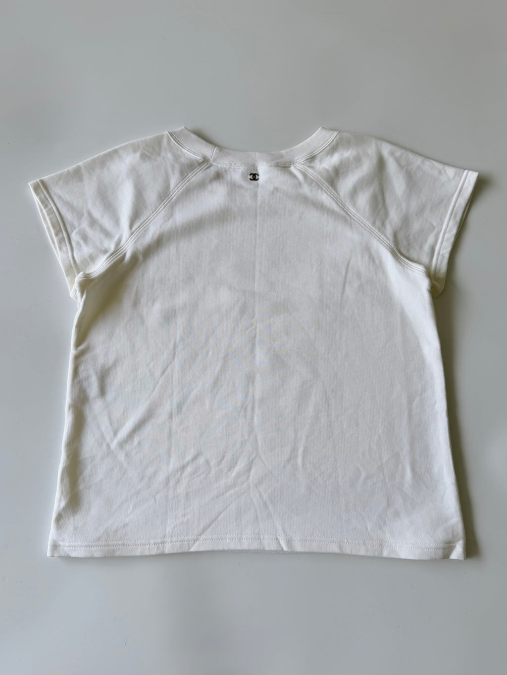 Chanel Metallic Leaf Coco Mark Tee