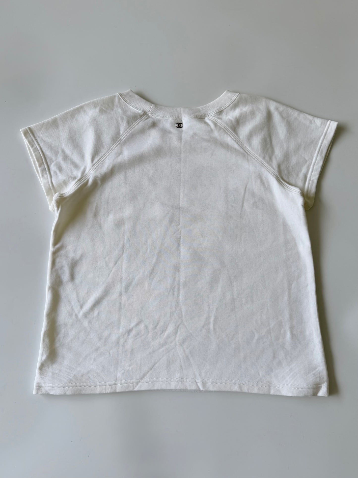 Chanel Metallic Leaf Coco Mark Tee