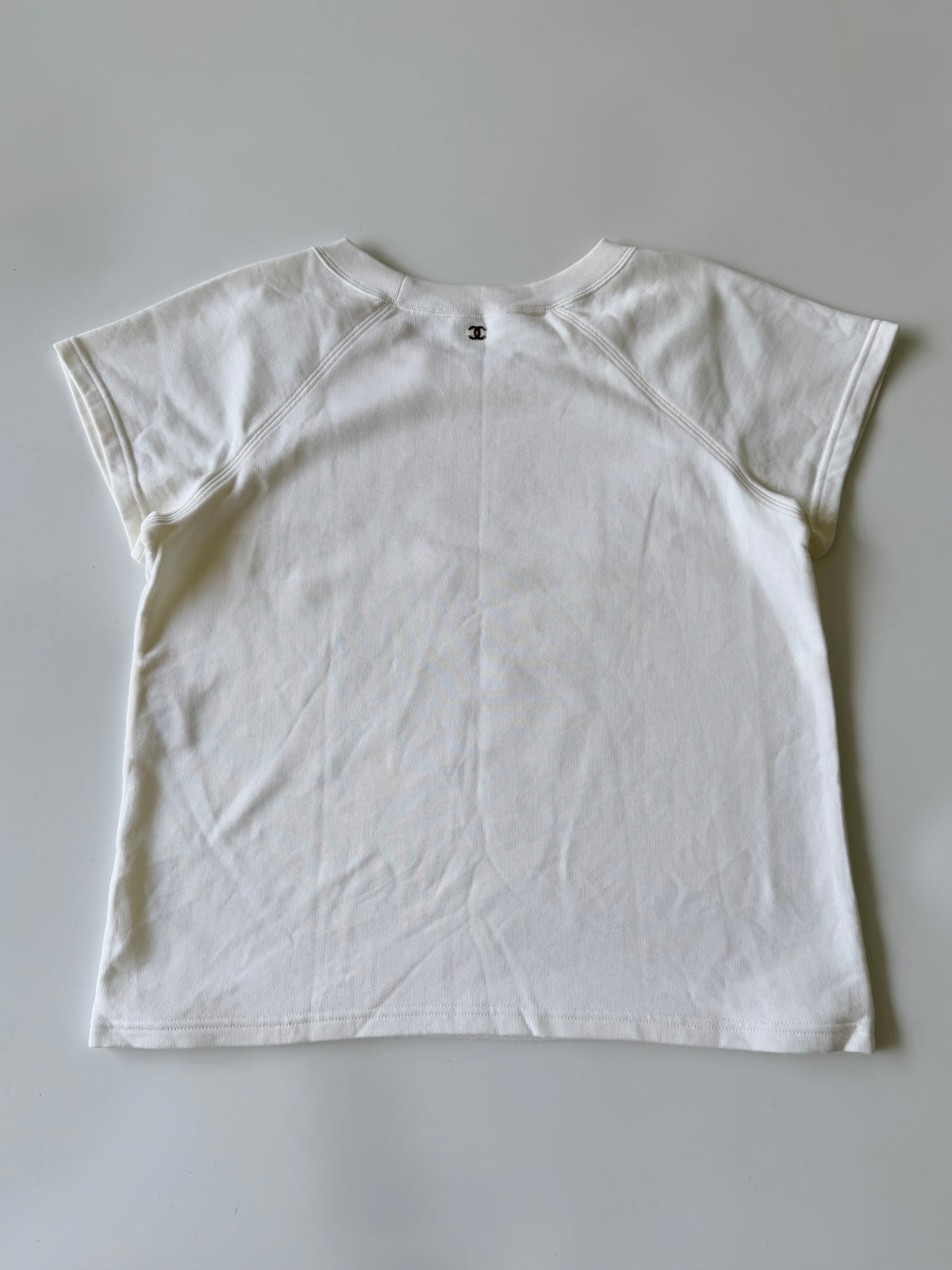 Chanel Metallic Leaf Coco Mark Tee