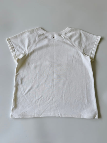 Chanel Metallic Leaf Coco Mark Tee