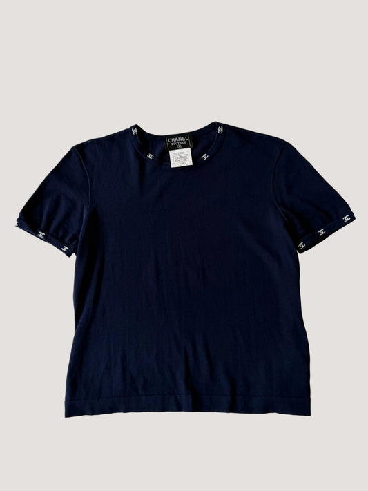 1997 Chanel Boutique Coco Mark Maillot T-Shirt