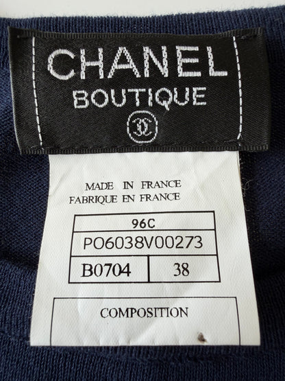 1997 Chanel Boutique Coco Mark Maillot T-Shirt
