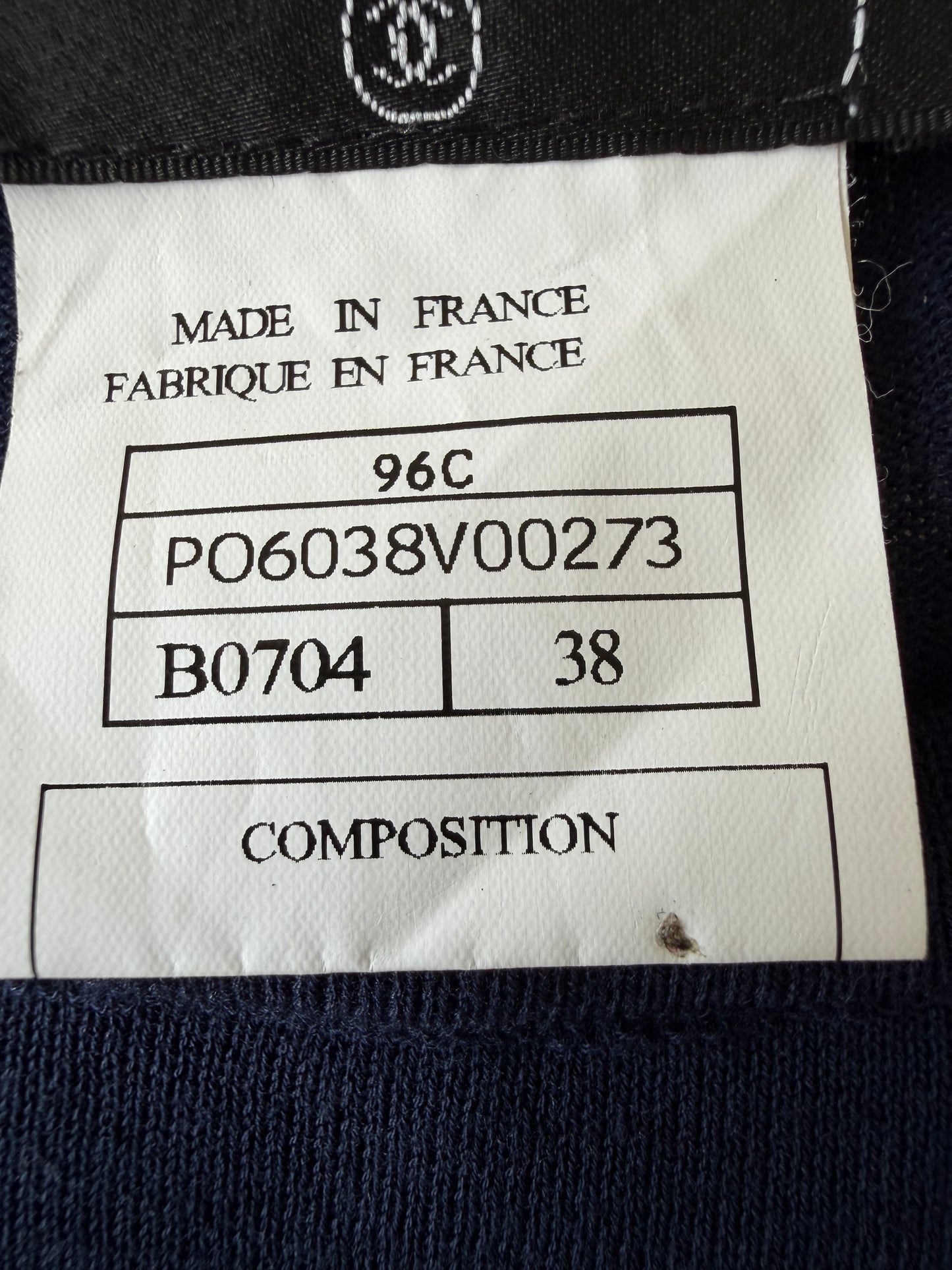 1997 Chanel Boutique Coco Mark Maillot T-Shirt