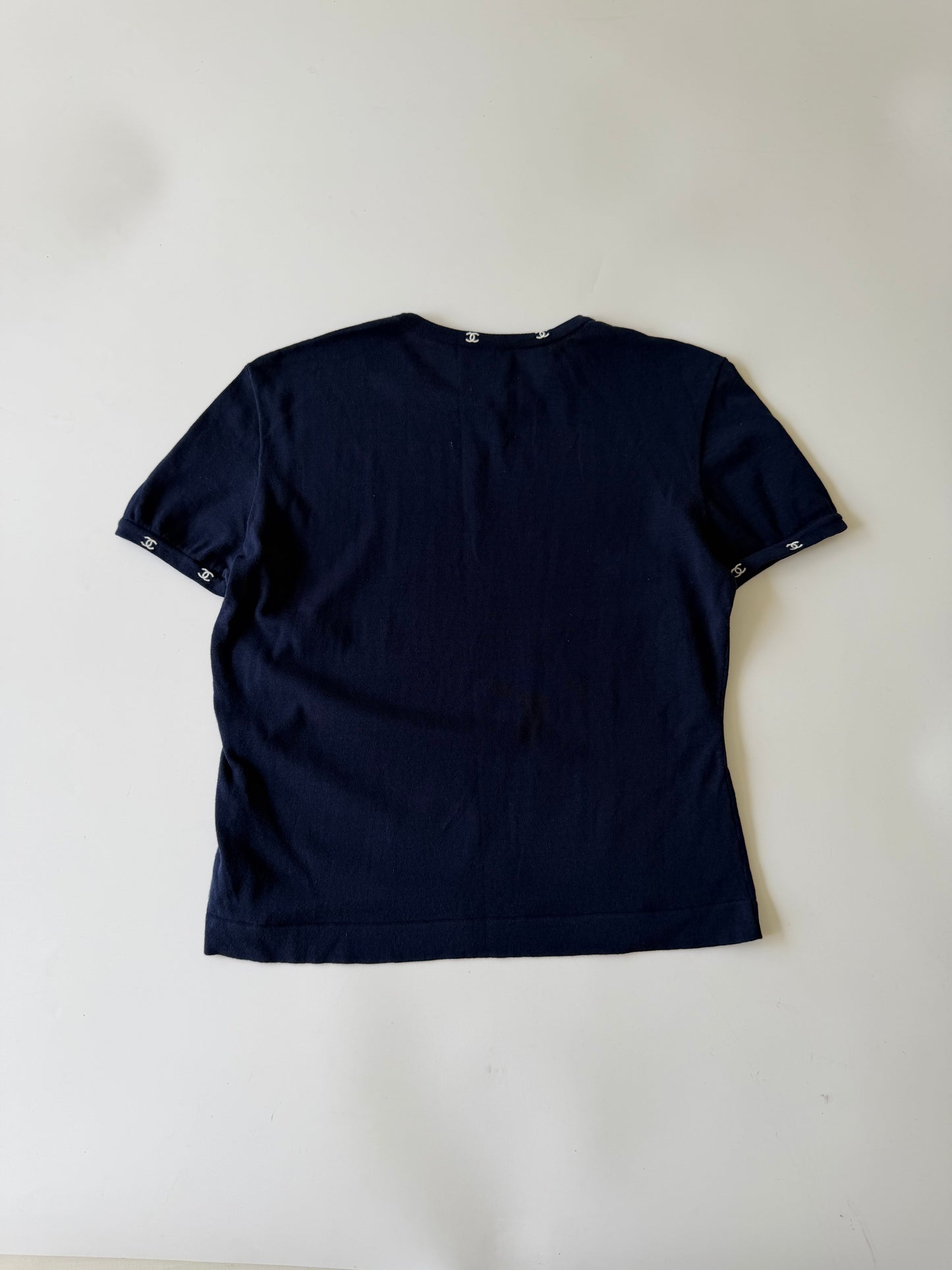 1997 Chanel Boutique Coco Mark Maillot T-Shirt