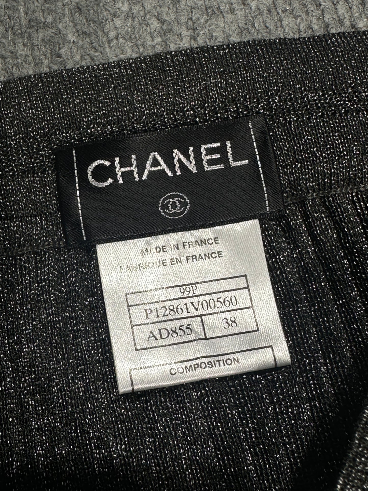 Chanel Pleated Tank Top & Skirt Set