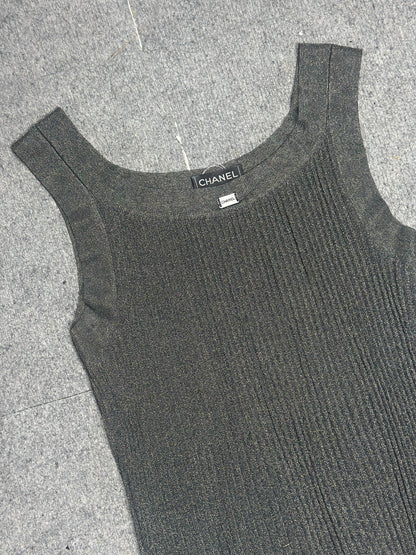 Chanel Pleated Tank Top & Skirt Set