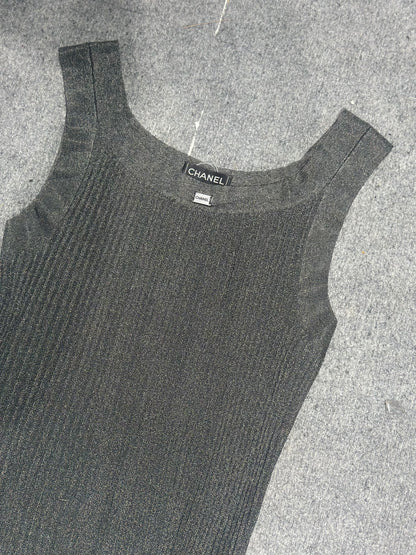Chanel Pleated Tank Top & Skirt Set